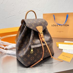 Gold-color hardware Backpack