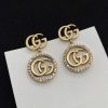 Classic Circle Letter Earrings