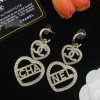 Heart-shaped Letter Earrings