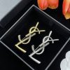 Gold Silver Letters Broochs