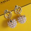 Diamond Stud Clover Earrings