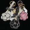 Camellia diamond keychain