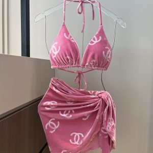 Corduroy Classic Bikini Three-Piece Set