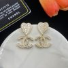 Gold vintage pendant earrings