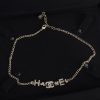 Bronze Alphabet Diamond Necklace