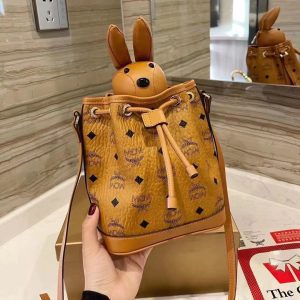 Bucket Bag With Rabbit Charm