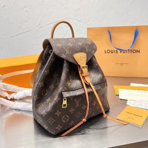 Gold-color hardware Backpack