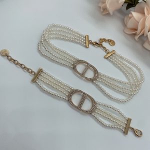 Pearl Necklace And Bracelet