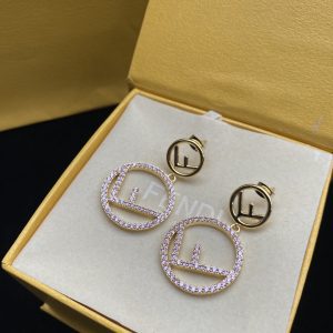 New Letter Diamond Earrings