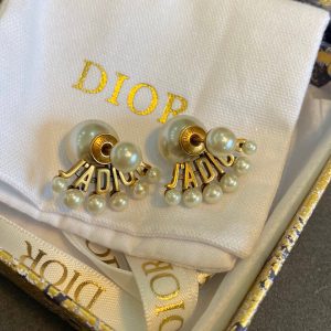 Pearl Letter Earrings