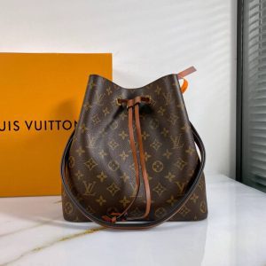 Colorful Leather Bucket Bags