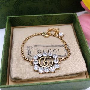 Retro Diamond Chain Bracelet