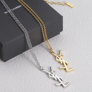 Golden Silver Chain Necklace