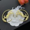 Golden Letters Earrings