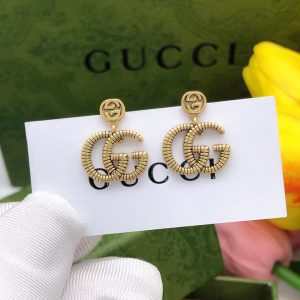 Golden Letter Earrings
