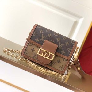 Brown Buckle Shoulder Bag