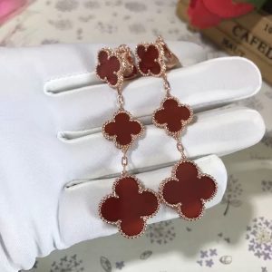 Four -leaf grass Earrings