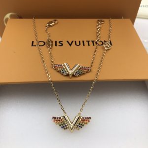 Colorful Diamond Necklace Bracelet