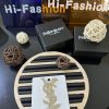 Diamond letter brooch