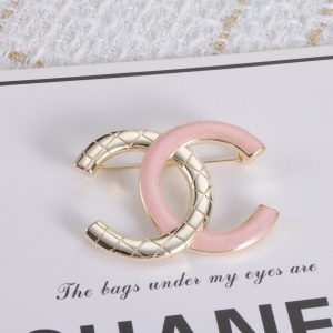 Pink brooch