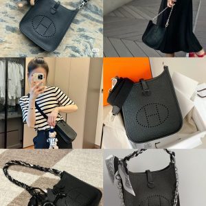 Shoulder and crossbody carrying a relaxed bag