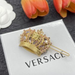 Golden Crown Diamond Hairpin