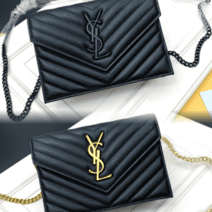 Caviar chain cowhide bag 19*11.5*4cm