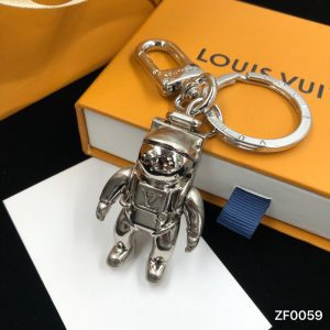 Titanium steel astronaut keychain