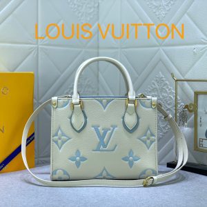 Full leather embossed silk screen bag 25 *19 * 11.5