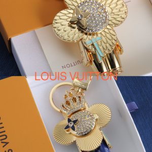 Golden Crown Sunflower Keychain