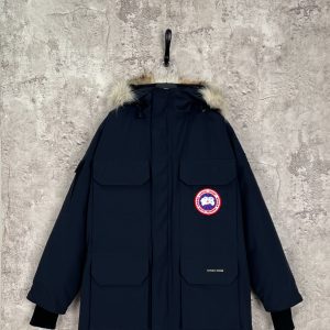 Classic Parker Navy Down Jacket