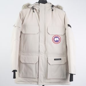 Classic Parka Off-White Down Jacket
