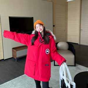 Classic Parka Red Down Jacket