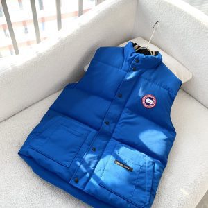 Sky blue fashionable high quality 625FP duck down vest