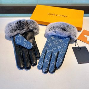New arrival denim with leather gloves