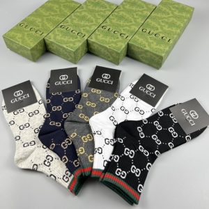 Trendy Knit Cotton Socks Set