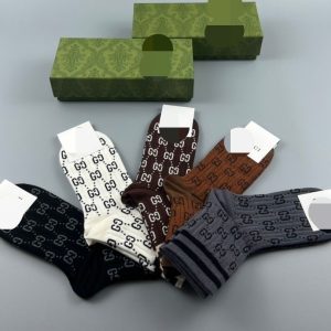 Trendy Knit Cotton Socks Set