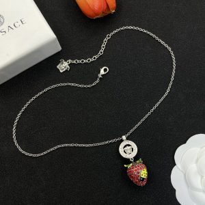 Silver Diamond Heart Pendant Necklace