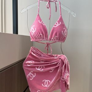 Corduroy Classic Bikini Three-Piece Set