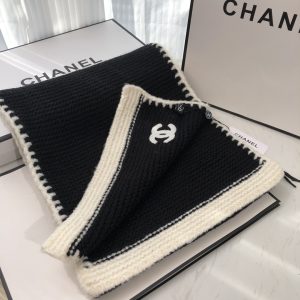 Classic silk cashmere double-sided jacquard scarf 33*170cm