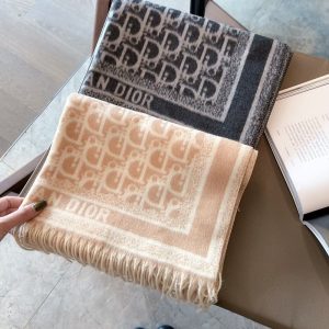 Classic double-sided jacquard scarf 60*180cm